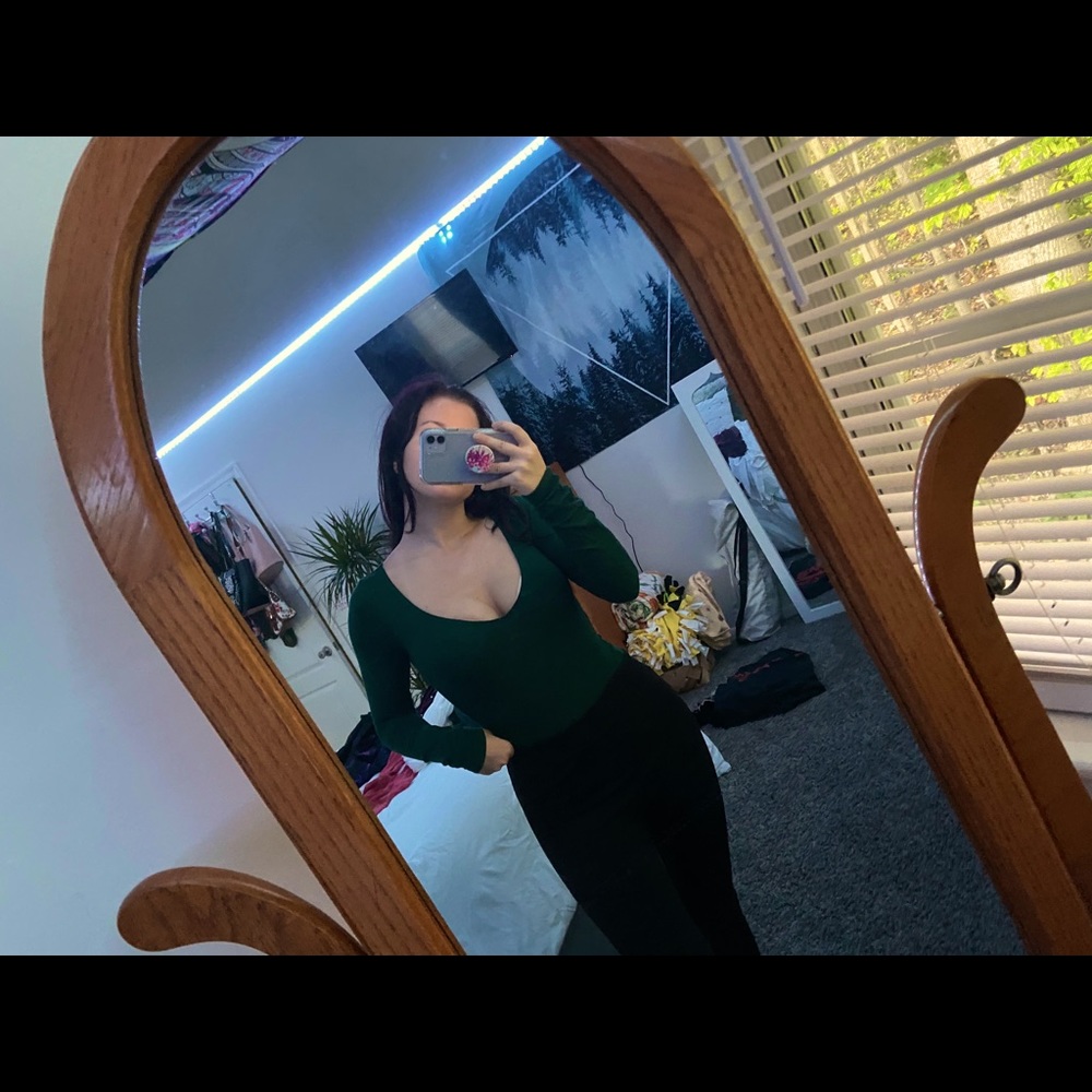 Green body suit